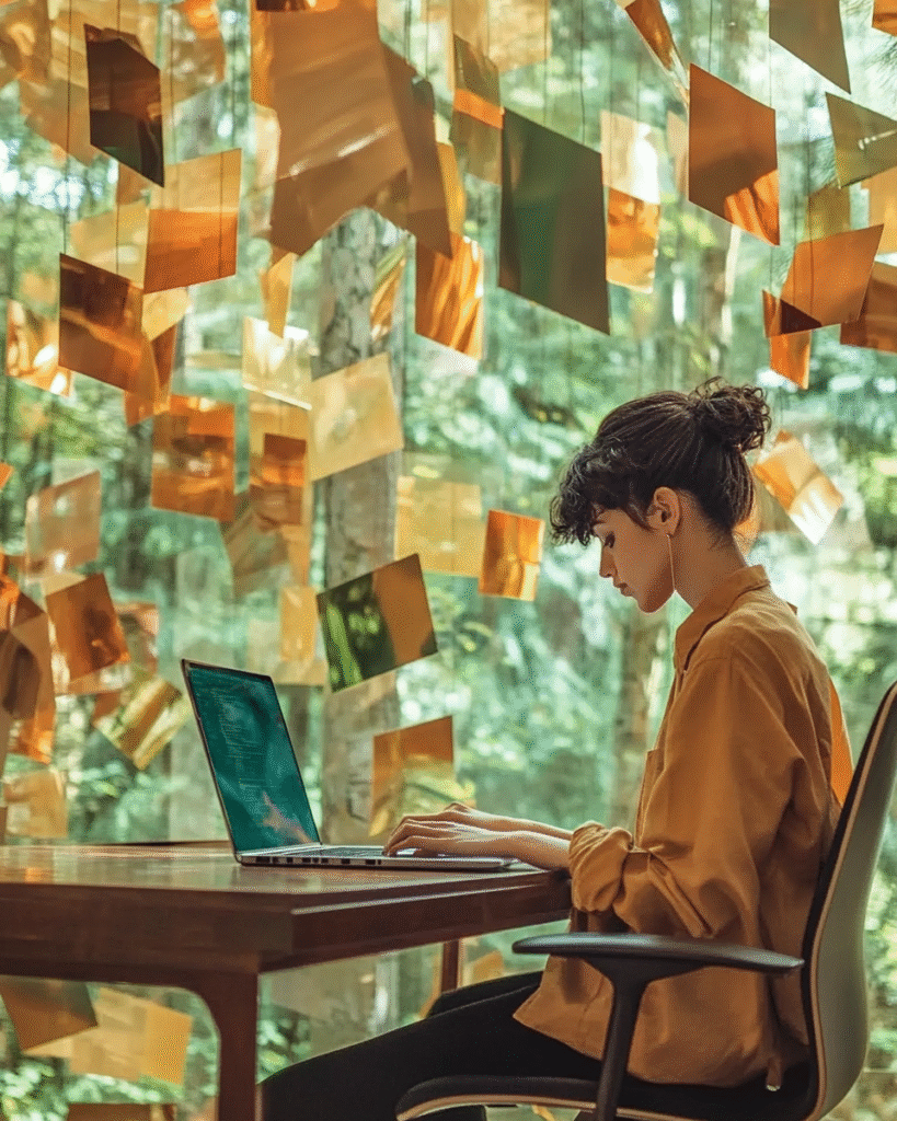 Lunar calendar integrated with productivity planning and creative projects